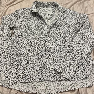 Frank & Eileen Heart Print Shirt
